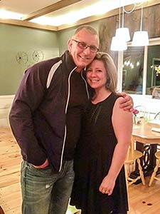 Jennifer Leonzi with Robert Irvine